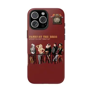 Panic! At The Disco Fever Can't Sweat Out Tough Phone Case For iPhone 17 16 15 14 13 12 11, Samsung S25 S24 And More, Case Cover