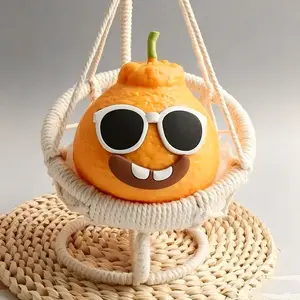 Giant Orange Squishy Sunglasses Stress Relief Fidget Toy - Slow Rebound, Fluid Design, Trendy No-Mess Toy for Kids, Ideal Gift for Birthdays & Festivals