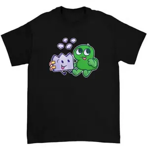 BFDI Two And Gaty Conversation T-Shirt Animated Object Show Character Merch