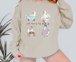Funny Silly Goose OT Sweatshirt Or T-Shirt , Just Doing My ADLs Shirt, Occupational Therapist  T-Shirt, Pediatric OT Gift, OTA Graduation Tee Shirt