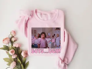 Funny Valentines Sweatshirt, Valentines Day Shirt, Boys Ugh Shirt, Gift For Valentines Day, Retro Valentine Shirt, Groovy Valentine Hoodie and Sweater; T-shirt Cotton Menswear Polyester Tops