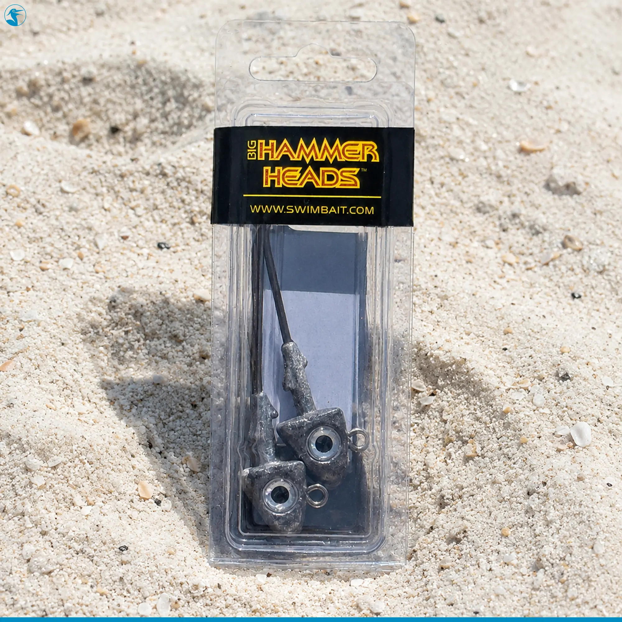 Fishing Metal Hammer-Shaped Jig Head, 1oz, 8/0 Hook, for Jig Fishing, Hammer Shape