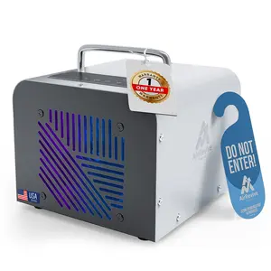 Ozone Generator - 100.000mg Ozone Odor Eliminator - Portable Air Purifier for Home, Car & Office - Large Area Ionizer with Odor Removal