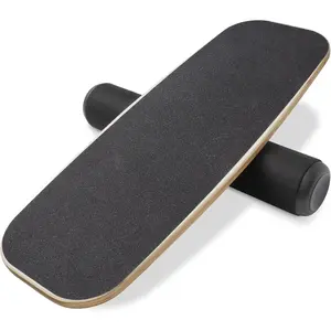 Board Surf Trainer with Adjustable Stoppers - 2 Different Distance Options  Board for Surfing, Snowboarding, Skiing, Skateboarding, 300lbs Capacity