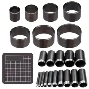 22 Pcs Leather Circle Cutter Tool Set,Include 1-15mm 20/25/30/35/40/45/50 mm Circle Punch Tools,Round Cutting Dies,Hole Punch Tool Kit for DIY Leather Crafts,Halloween Christmas Gifts,Tools & Hardware