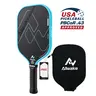 ALLWAKE 2026 Pickleball Paddles Set - T700 Carbon Fiber Construction for Enhanced Spin + Control, 16mm PP Honeycomb Core Racket (Sports & Outdoor Ball Sports Accessory)