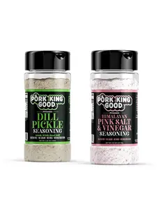 Pucker Up Pals Pack - 2 Pack Variety of Dill Pickle and Himalayan Pink Salt & Vinegar Seasoning Pucker Up Pals Pack - 2 Pack Variety of Dill Pickle and Himalayan Pink Salt & Vinegar Seasoning