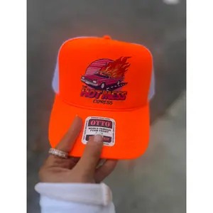 HOT MESS EXPRESS NEON ORANGE HAT