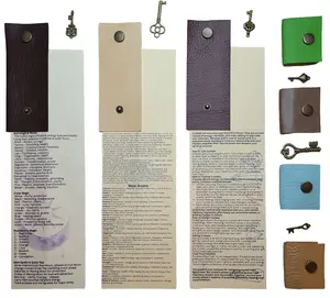 Tiny Guide Book Keychain - Pocket size Bookmark and tutorial guide