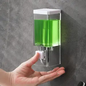 Wall-mounted manual hand sanitizer dispenser: Bathroom hotel single-head hand sanitizer machine, easy to use