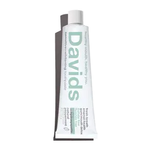 Davids Premium Toothpaste - Sensitive+Whitening Nano-Hydroxyapatite  - Peppermint