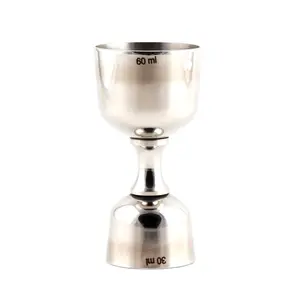BarConic® Stainless Steel Peg Jigger, 30x60ml Bar Utensils for Cocktails and Drinks