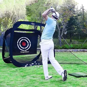 Kapler Pro-Grade Golf Hitting Net - Heavy-Duty Practice Cage with Frame - Garage & Backyard Training Solution for Adult Golfers & Coaches