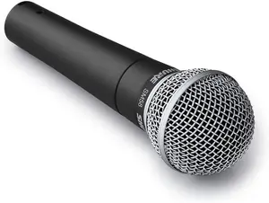 Shure SM58-LC Professional XLR Dynamic Vocal Microphone for Live Performances & Studio Recording Tailored Frequency Response Brightened Midrange