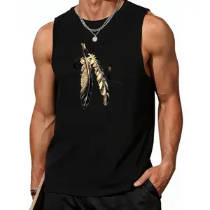 casual outdoor gear vests men southwest native american tribal art
