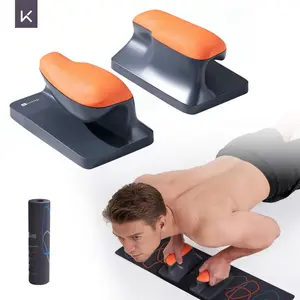 Keep Ergonomic Push-Up Stands With Training Mat Set| Reduces Wrist Pain | 3.6" Elevation | 25% Better Grip | 20% Higher Capacity | Perfect Home Gym