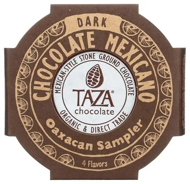 Taza Chocolate Organic Mexicano Disc Stone Ground, Oaxacan Variety Pack, 1.35 Ounce (4 Count), Vegan