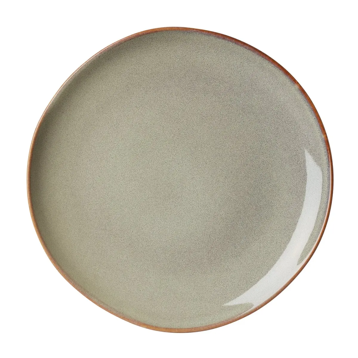 Oneida 897205 Organic Shades Sage Green 12-Piece Tableware Set - Everyday Use Round Plate Dinnerware Set