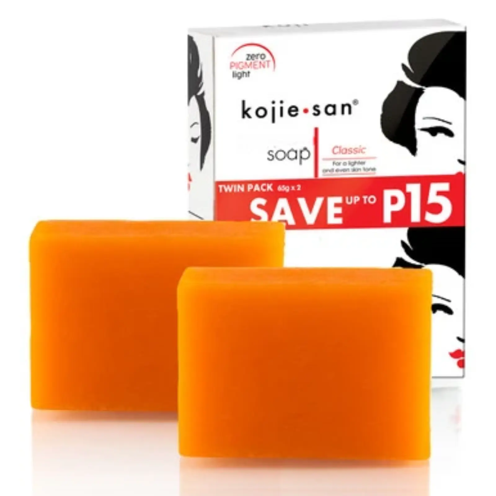 Skin Cleansing Soap - Original Kojic Acid 65g x 2 Bars