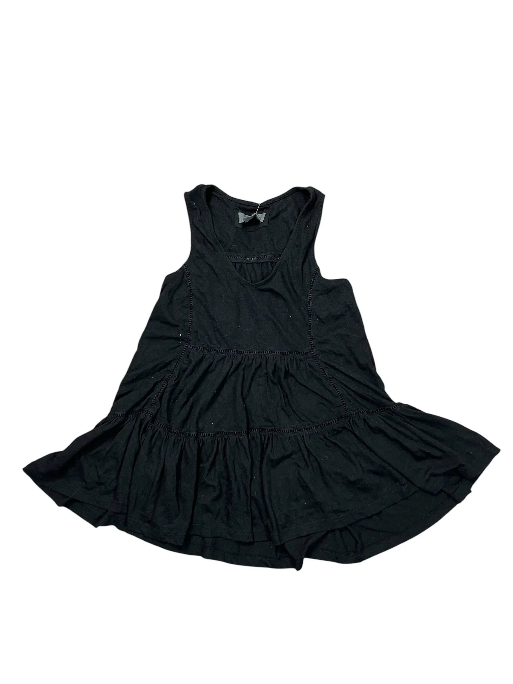 Top Sleeveless By Anthropologie In Black, Size:Xs