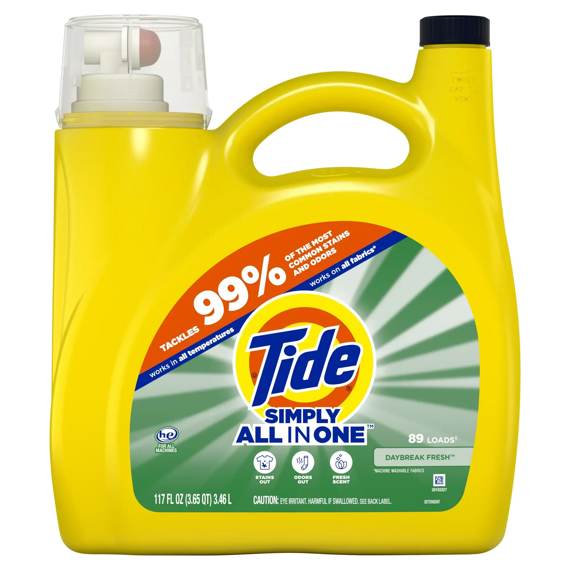 128 fl. oz. Simply Clean and Fresh Daybreak Fresh Scent Liquid Laundry Detergent