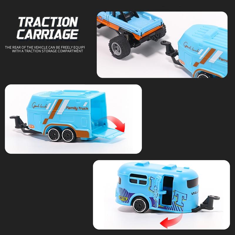 1:64 Alloy Mini RC Off-Road Vehicle, High-Speed 3-Mode Monster Truck with Constant Cruise & Buffer Chassis, 2.4G Hobby-Grade Remote Control Toy Gift for Kids