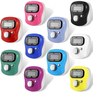 Finger Counter, 5-Digit Number Count Clicker Mini LCD Digital Display Hand Tally Counter, Resettable Counters Clickers for Knitting, Crochet, Coaching, Lap, Golf,  & Fidget