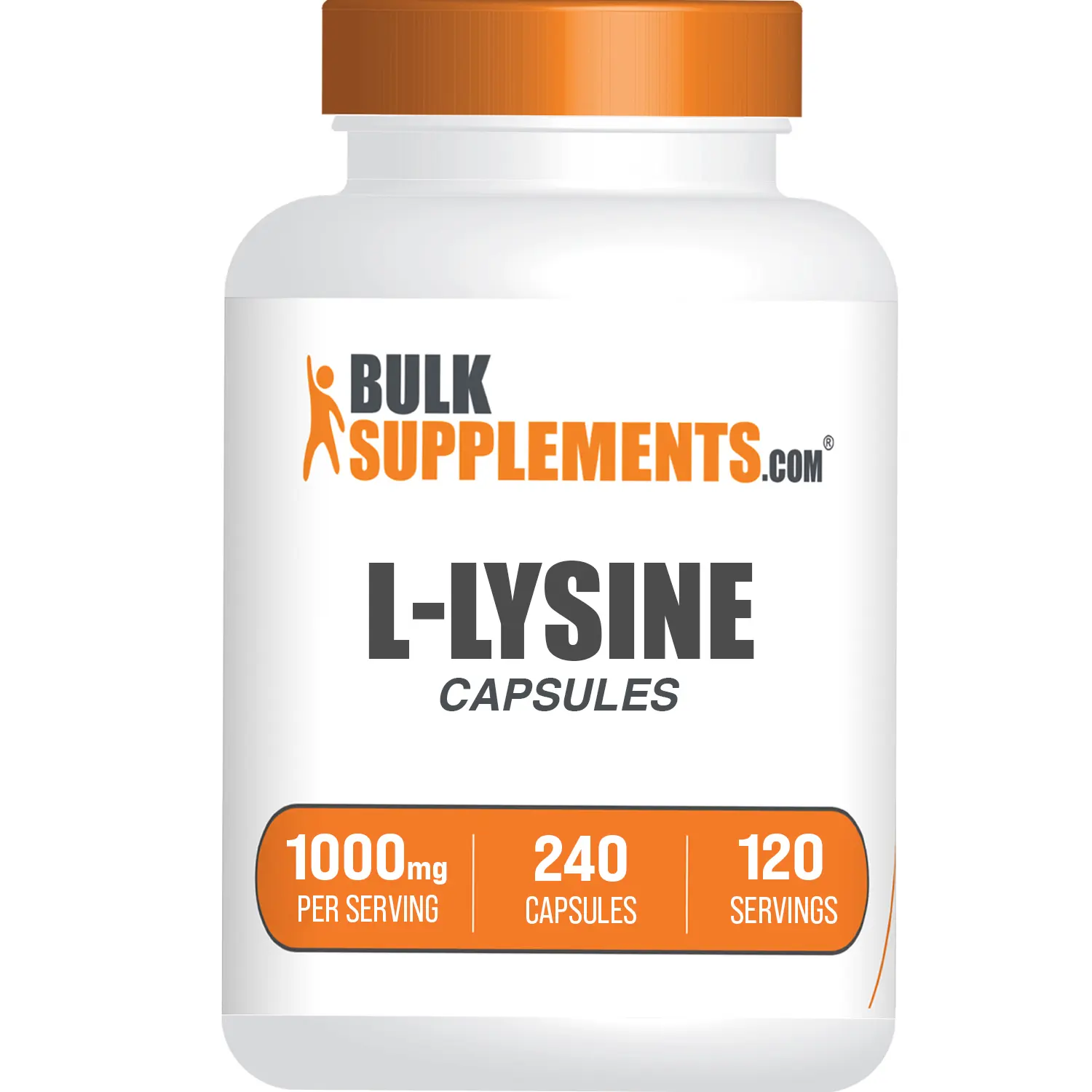 BulkSupplements - L-Lysine HCl Capsules - Immune - Healthy Skin - 240 Capsules - 1000mg per Serving BulkSupplements - L-Lysine HCl Capsules - Immune - Healthy Skin - 240 Capsules - 1000mg per Serving