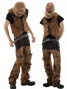 Vintage Bullet Head Belt for Men and Women, Punk Style Fashion Accessory, Y2K Hot Girl Decoration, Perfect for Casual Activities and Parties