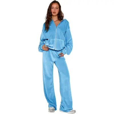 Tall Girl Velour Tracksuit TikTok Shop