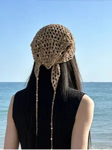 Sequin Sexy Girl Lace-Up Triangular Scarf Women's Summer Fashion Headband, Versatile Decorative Multi-Functional, Street, Bohemian, Vintage, Fashion, Wasteland Style, Y2K, Street, Daily Wear, Festival Parties, Events And Outings, Beach Vacations, Gift For