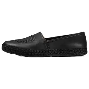 Ferragamo Leather Men's Casual Shoes in Black, Featuring Comfort and Minimalist Design Trending Shoes, House White Official Shoes to Get / Maison Mihara Verifiable, with credentials and supporting global authentication