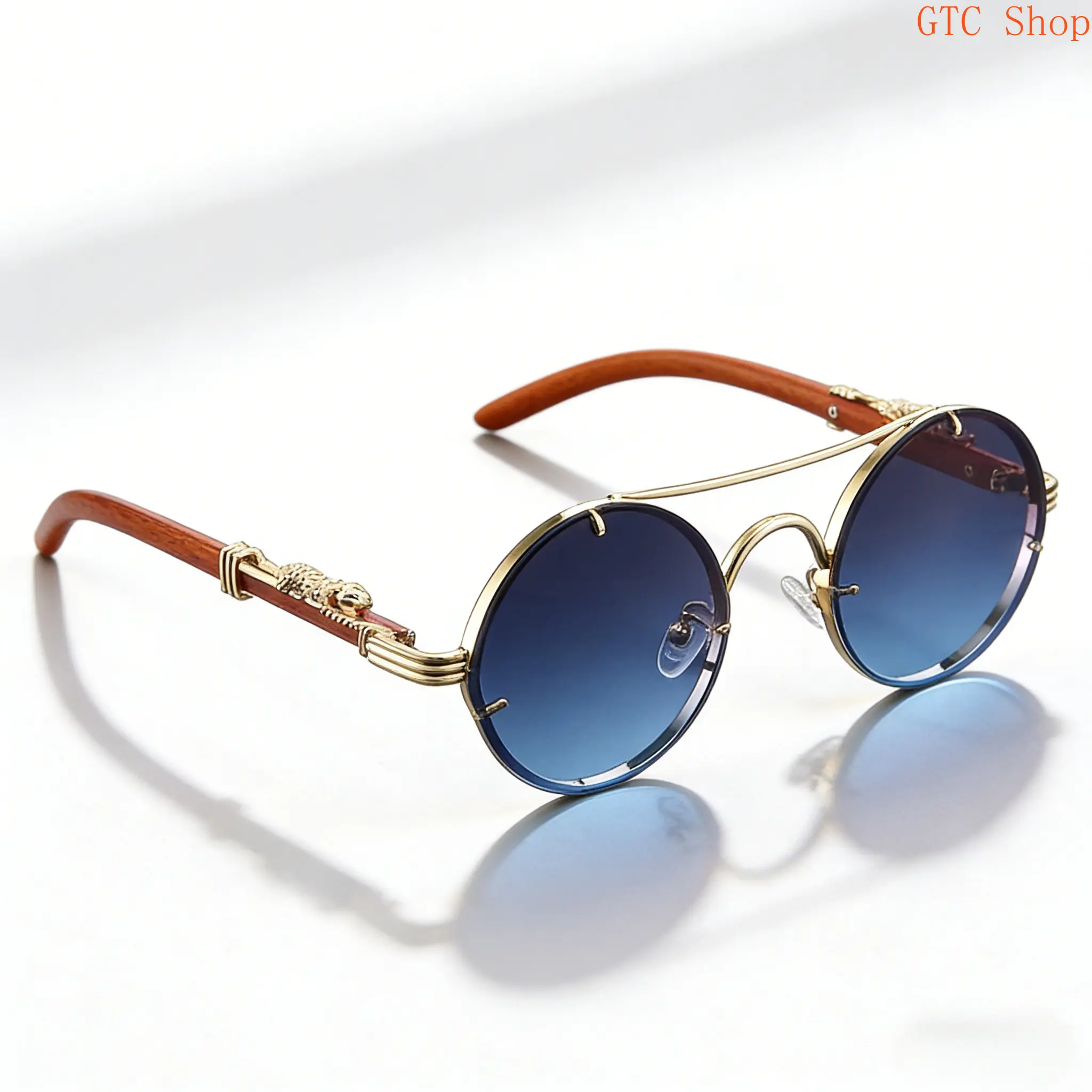 Stylish Summer Round Frame Sunglasses for Women – Lightweight & Durable Fashion Shades with UV Protection, Trendy Clear Lens Eyewear Ideal for Beach, Travel, Outdoor Activities & Everyday Fashion Statement