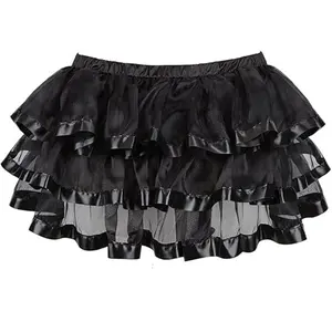 Milalee Steampunk Skirt Size Pirate Skirts Womens Dresses Steampunk Clothing for Women Vampire Skirts with Trim 3704