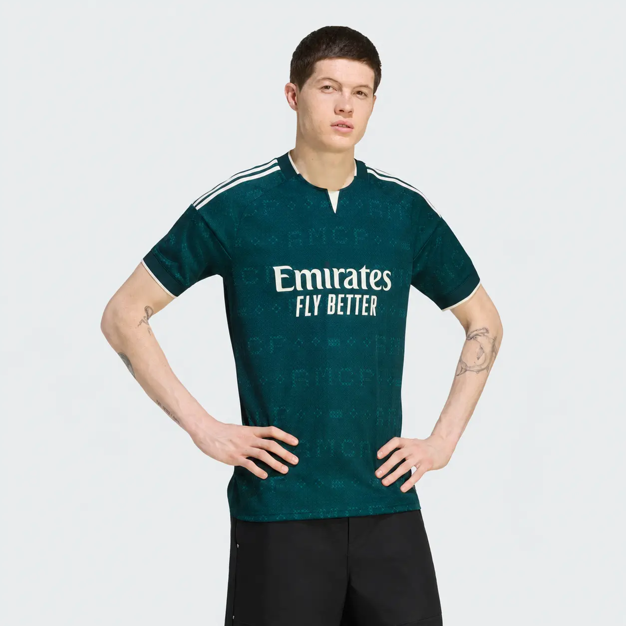 Madrid Deep Green 2026/27 Away Soccer Jersey – Unisex Short Sleeve Football Shirt, Breathable Match Day Fanwear, Sizes XS–5XL