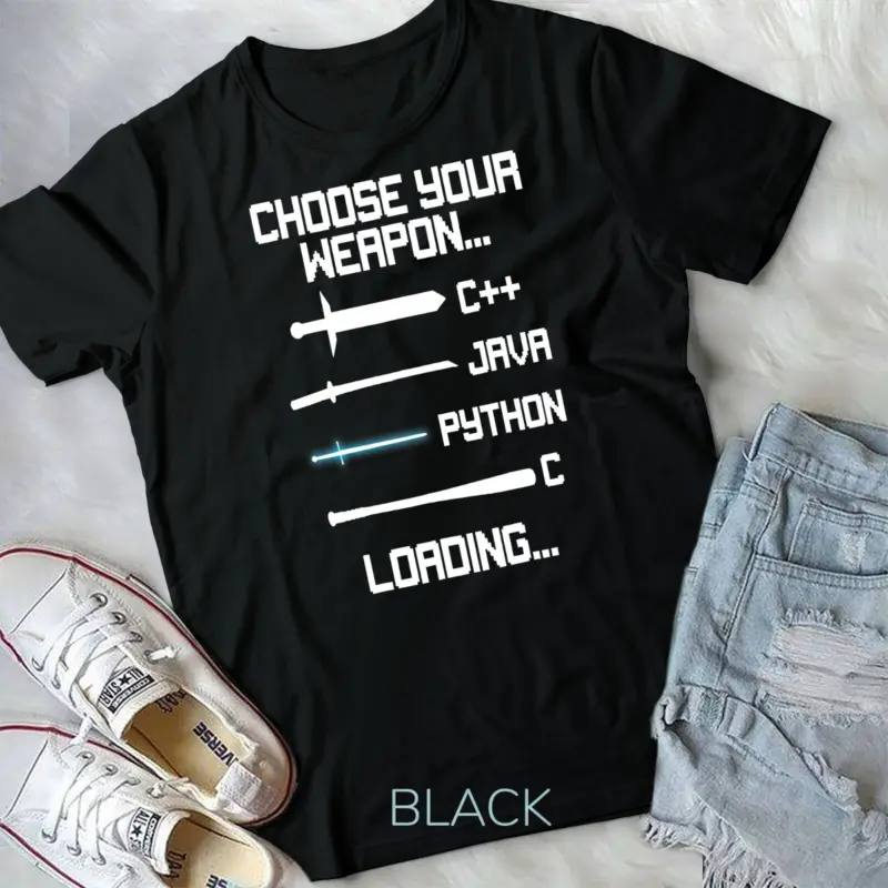 Funny Programmer T Shirt Geek Java C Programming Unisex T-shirt