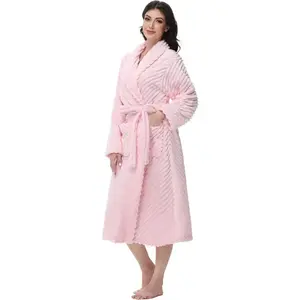 Premium Women's Robe - Super Soft, Cozy Fleece Long Bathrobe