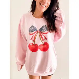 Flag Cherries Graphic Top