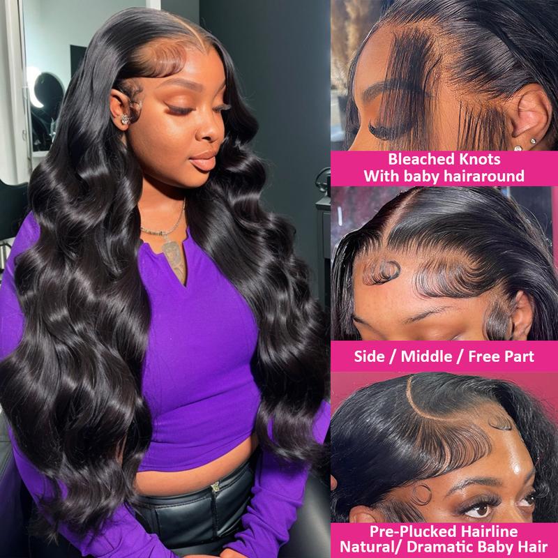 13x4 Hd Transparent Body Wave Lace Front Wig Drawstring Glueless Wig Human Hair 180% 13x6 Hd Lace Frontal Wig Human Hair Wigs Pre Plucked For Black Women