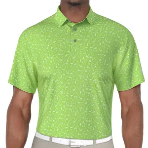 Ben Hogan Men's Heather Polo - Golf Club Print