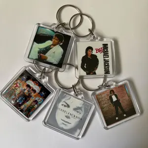 Michael Jackson Album Keychains