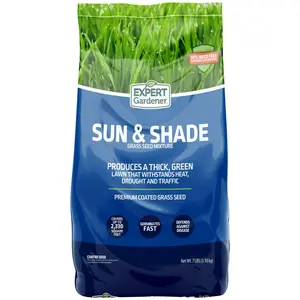 Sun & Shade Southern Grass Seed Mix, for Sun to Partial Shade, 7 lb.