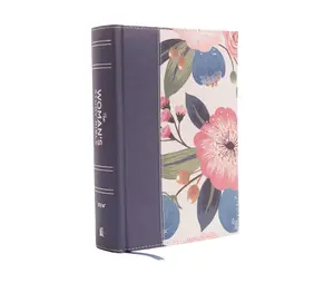 NIV, The Woman's Study Bible, Cloth over Board, Blue Floral, Full-Color, Red Letter: Receiving God's Truth for Balance, Hope, and Transformation