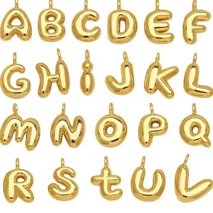 Bubble Initial Charms
