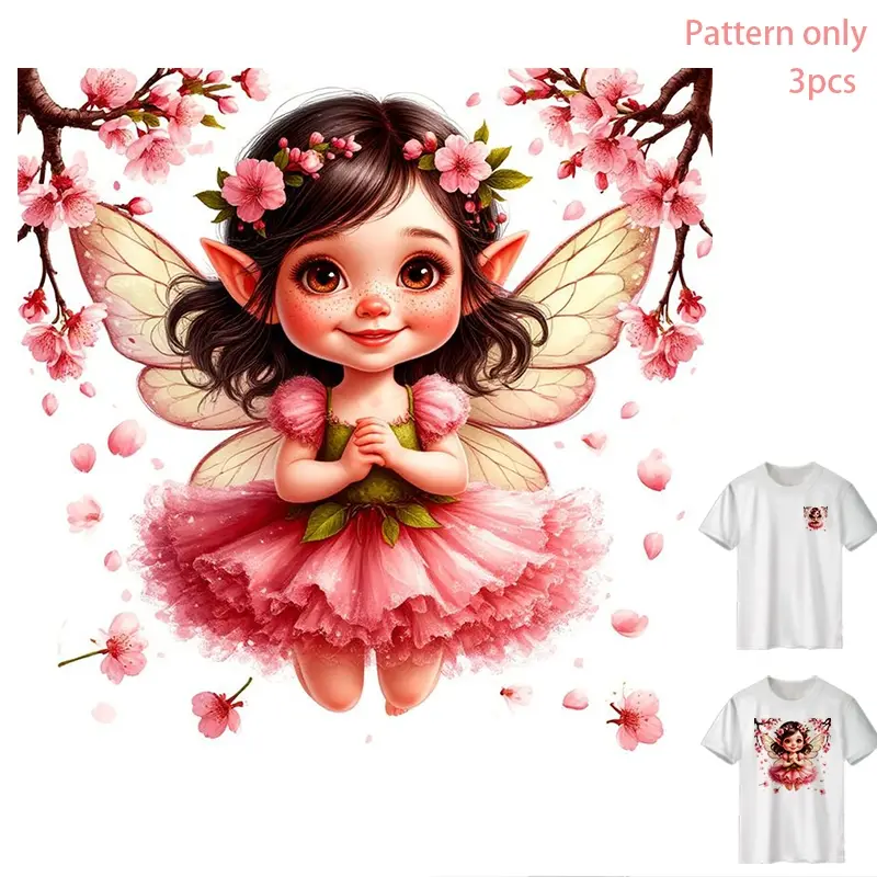 Dreamy Pattern DTF Heat Transfer Vinyl, DIY T-Shirt Iron-On Sticker, Washable PVC Design for Clothing, Fashionable Custom Fabric Decal, Creative Apparel Accessory