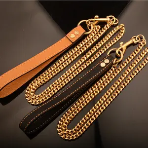 Gold Stainless Steel Leashes