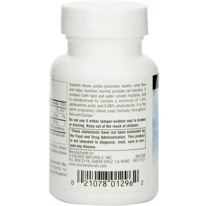 Swedish Flower Pollen Extract Supplement, Supports Prostate Function and Health Healthcare Fitness Vitamin