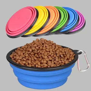 1000ml Collapsible Pet Bowl – Portable Travel Water & Food Bowl for Dogs & Cats