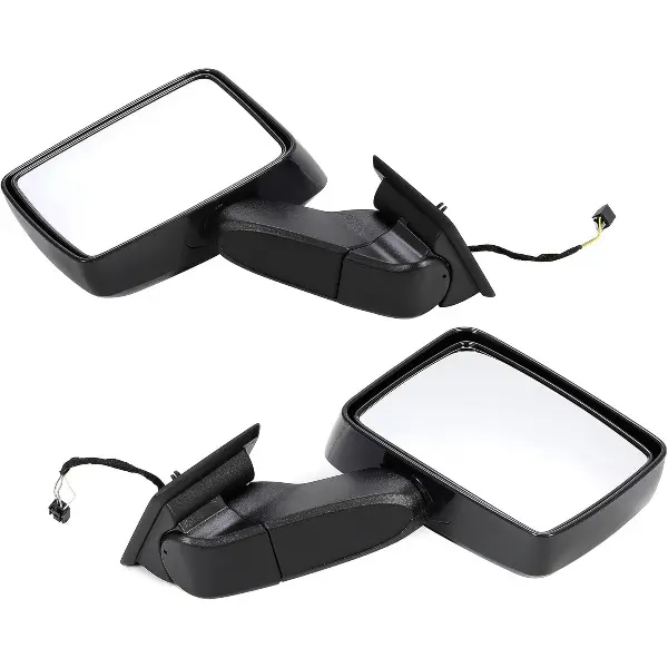 HECASA Pair Power Mirrors Compatible with 2006-2010 Hummer H3 H3T Replacement for 20836083 20836084 Electric Rearview Mirrors Black Car Accessories Truck