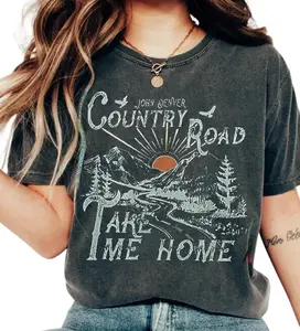 The Country Roads Take Me Home T-shirt, Meme Culture Apparel, Great for Parties and Gatherings, Perfect Gift, Casual Style, Autumn Tshirt, Gift For Her, Gift For Him, Crewneck TShirt, Trending Shirt, Unisex Tshirt